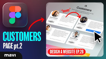 WEB DESIGN IN FIGMA ep.28: Customers Page pt.2 (Hover Interaction, Finalizing) – Free UX / UI Course