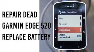 repair dead garmin edge 520 replace battery#garmin #repair