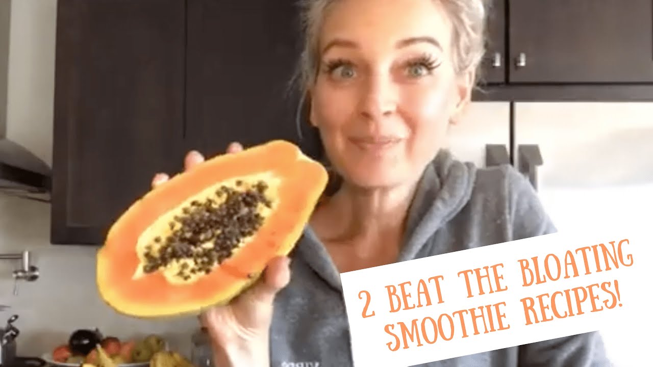 2 Smoothie Recipes That Beat the Bloating YouTube