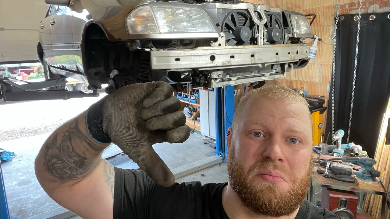 Und jährlich grüßt das Rostgetier - W202 Kampf dem Rost lasset die Spiele beginnen Mercedes Oldtimer