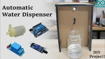 How to make an Automatic Water Dispenser using Arduino Uno || Science Project || with code 