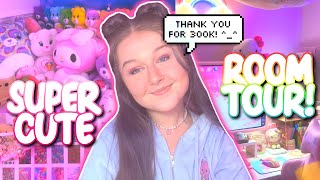 CALLMEHHALEY’S ROOM TOUR! | Pastel & Kawaii Aesthetic Room 💕 | 300k CELEBRATION! Thank you so much!