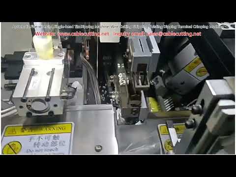 Automatic Five-Wire End Single-Head Tin Dipping Machine for Wire Cutting, Stripping, and Twisting