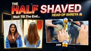 From Long Hair to Half Shaved Head😱Unexpected Transformation |Pineapple Unisex Salon ✨On your demand