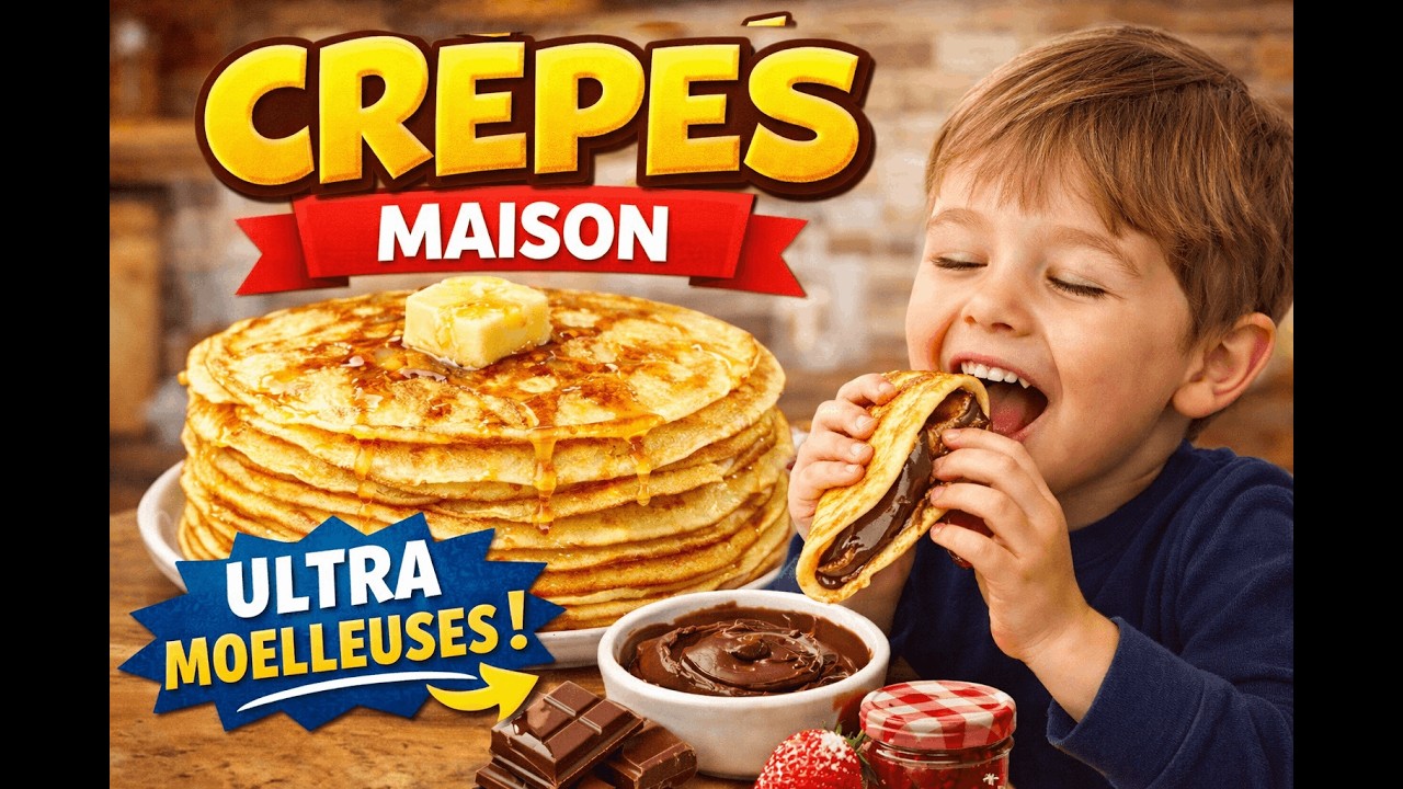 « Crêpes Maison Ultra Moelleuses – La Recette Facile et Inratable de Tonton Félix ! 🥞😋 »