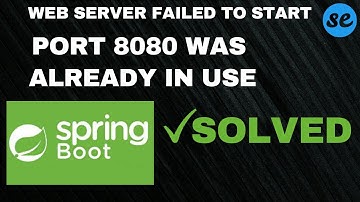 [Fixed] Port 8080 was already in use in spring boot | Application failed to start