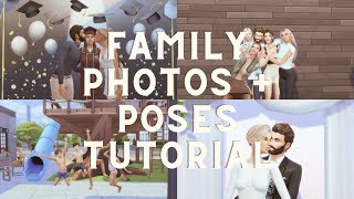 THE SIMS 4 | FAMILY PHOTOS   POSES TUTORIAL   photographic memory mod! ♡