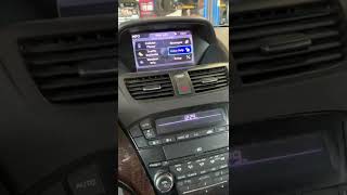 How to set clock on a 2010 Acura MDX