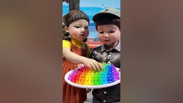 Squid Game AI Edible Candy Slime ASMR #squidgame #squidgame2 #squidgame3 #ai #asmr