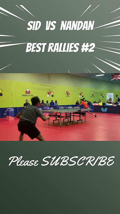 Sid vs Nandan - Best Rallies #2