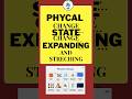 physical change state change expanding and stretching #edukaeducation #iitjee #education #neet #stem