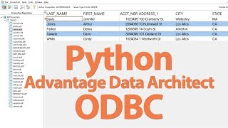 How to Connect to Advantage Data Architect with Python Via ODBC