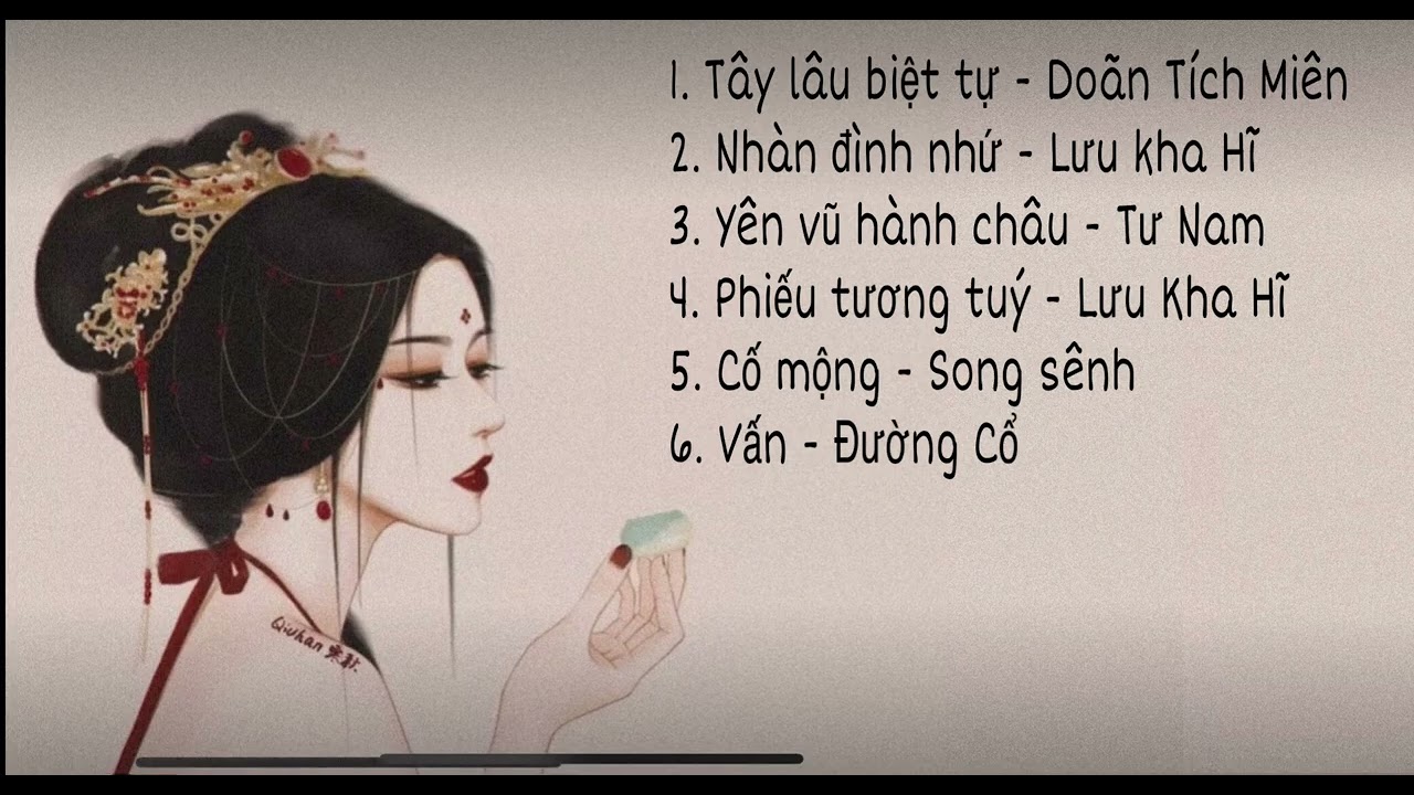🎶🎶 List nhạc cổ trang Trung Quốc hay( Part 1) / [ Wang Dii] / Chinese song #tiktok#nhachay#list