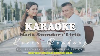 Kurre Rendenglagu Toraja Terbarumey Christine U0026 Rinu Tangalayukkaraoke Hd lirik Nada Standar