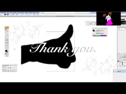 ทำโครงร่างจาก PhotoShop ไปเป็น vector ใน illustrator