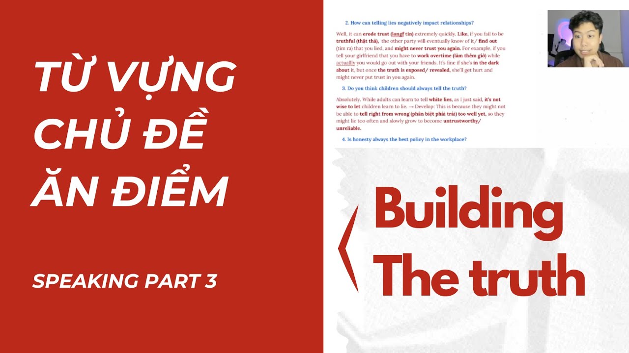 8.5 IELTS 🔥 Tất tần tật từ vựng chủ đề ăn điểm chủ đề 