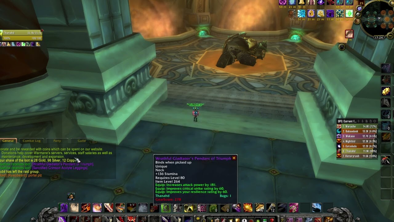 Ninja in voa 25 Icecrown Warmane wotlk!