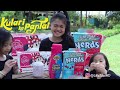 Sour Candy Challenge Lifia Niala vs Lilli Latisha Happy Kulari Ke Pantai