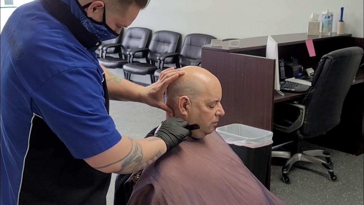 Straight Razor Head Shave Tutorial YouTube