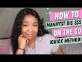 How to manifest money on the go with this quick law of assumption method