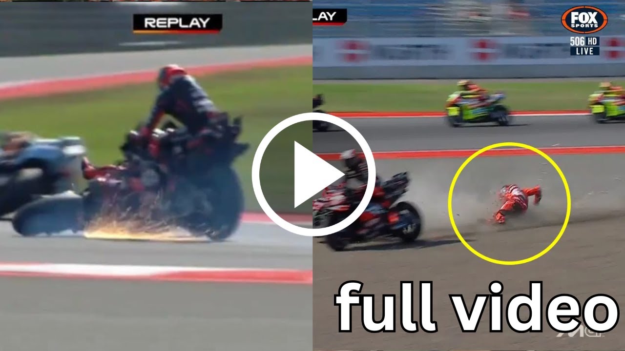 video Marc Marquez CRASH Indonesia GP 2025 Marc Marquez injured after ...