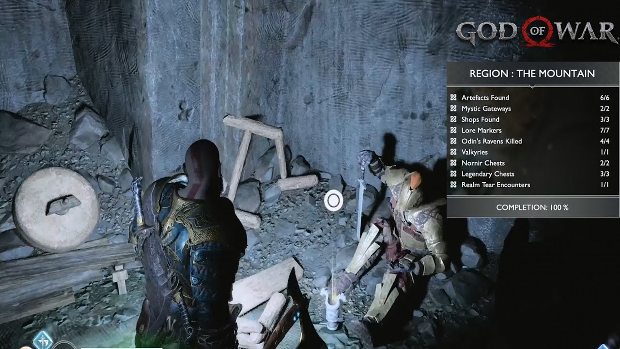 God Of War (2018) - All 34 Collectibles I Mystic Gateway, Ravens