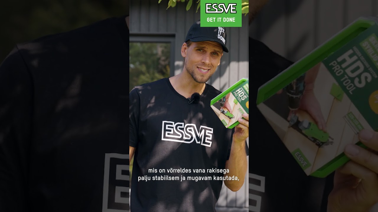 Kristjan X ESSVE - uus HDS Pro rakis on parim lahendus peidetud kruvipeadega terrassi ehitamiseks!