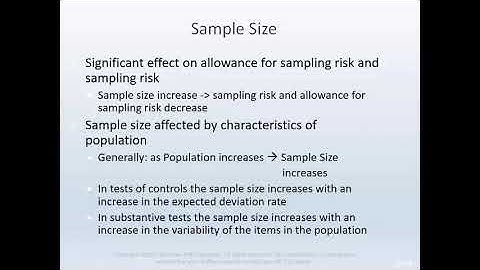 Chapter 9   Audit Sampling