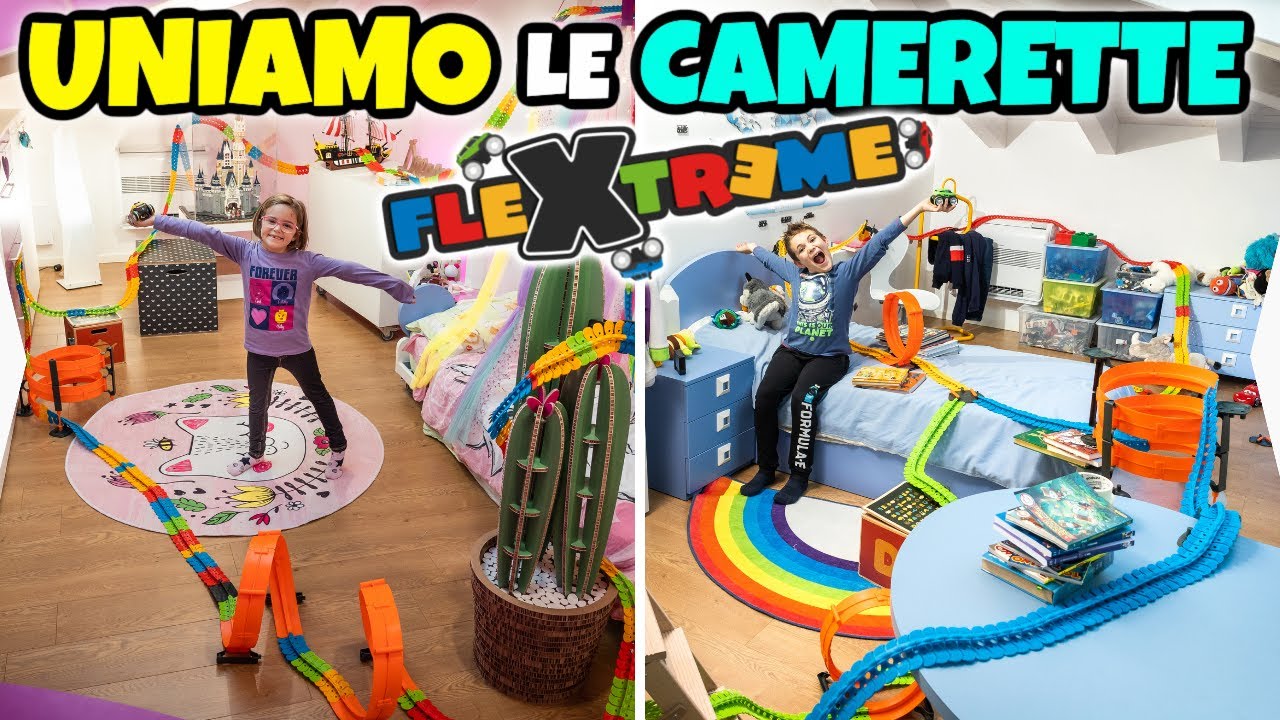 ⁣UNIAMO LE CAMERETTE DI MATILDE E NICOLÒ con FLEXTREME: la Pista Incredibile