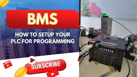 BMS - PLC Physical connection to Laptop for programming.