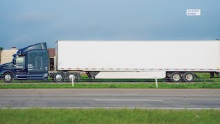 Driverless semi trucks hit I-45 in Texas