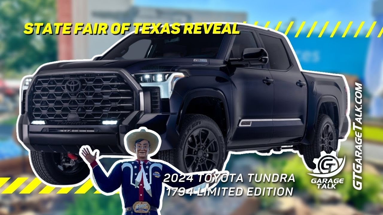 ⭐️K⭐️⭐️1794 2024 Toyota Tundra 1794 Limited Edition at the State Fair of Texas