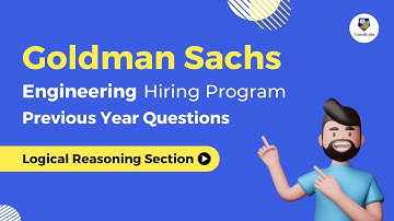Goldman Sachs Logical Reasoning Previous Year Questions!