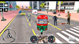 Tuk Tuk Auto rickshaw driving simulator-auto rickshaw stunt!auto rickshaw 3d car wheels games 2022 screenshot 2