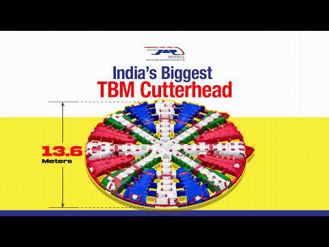 NHSRCL | Tunnel Boring Machine Cutter Head | Mumbai | Bullet Train Project