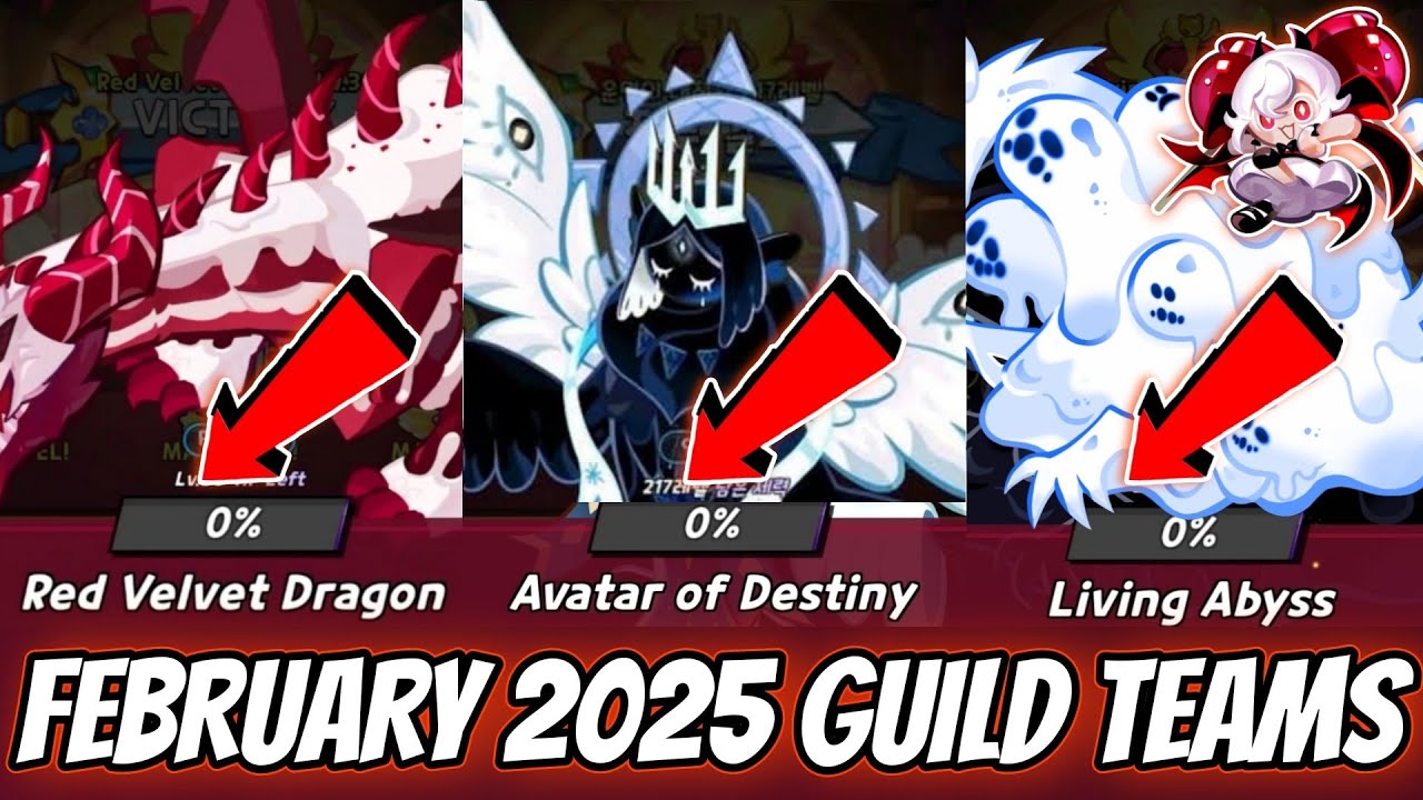 New GUILD BOSS Teams for February 2025 in Cookie Run Kingdom! - YouTube