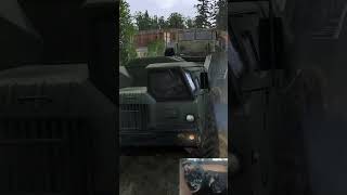 Maz 7310 loads Maz535 & Zil 130 MudRunner #shorts