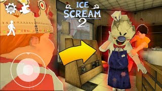 картинка: МОРОЖЕНЩИК попал в ТАЙНОЕ ЛОГОВО в ICE SCREAM 2 обновление ПРОДАВЦА МОРОЖЕНОГО - Ice Scream 2