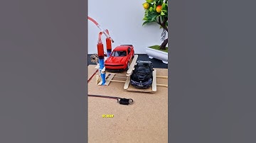 Hydraulic Multi-Storey Parking | #dcmotor #motorbuilding #automobile #diy #techexperiments