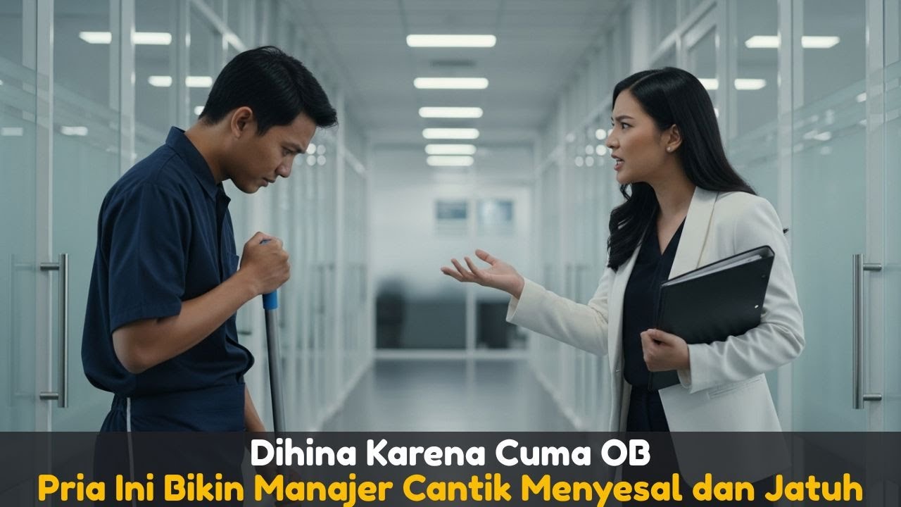 Dihina Karena Cuma OB, Pria Ini Bikin Manajer Cantik Menyesal dan Jatuh Hati!
