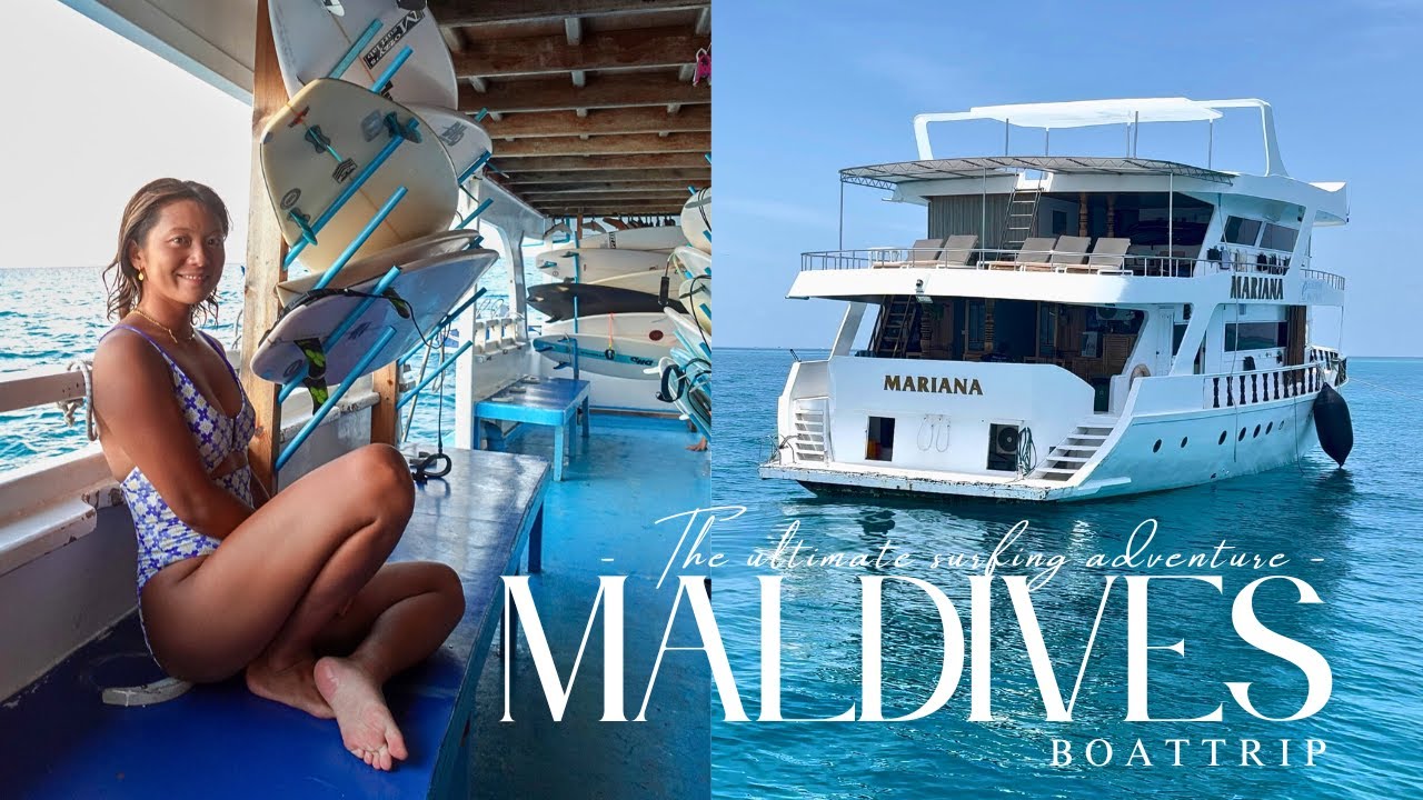 24時間船の上🇲🇻人生で1度は行きたい夢の旅！モルディブボートトリップが衝撃すぎた…海外eSIM/trifa