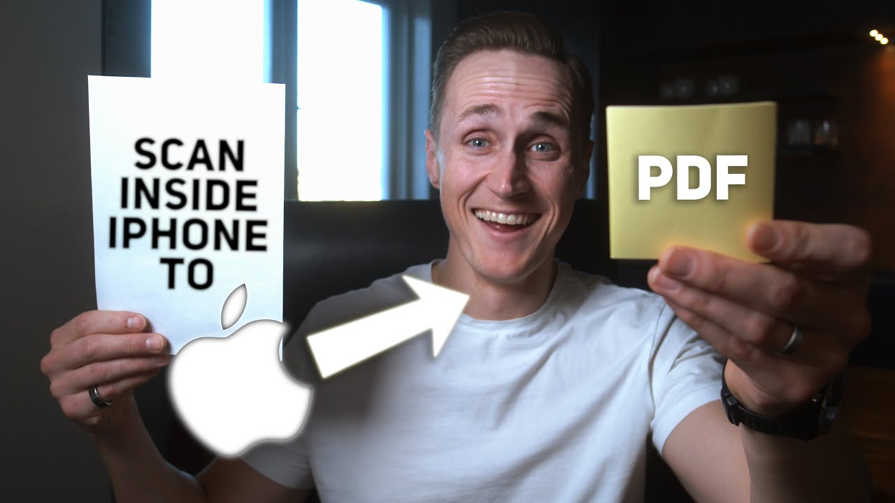 How to Scan to PDF on iPhone - QUICK GUIDE! - YouTube