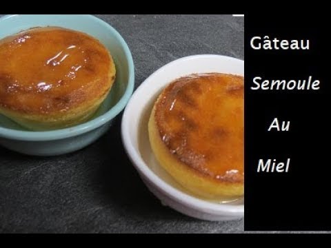 Gateau De Semoule A La Vanille Et Au Miel Recette Facile Youtube