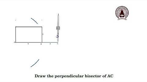 Draw a rectangle of width 5 cm and height 3 cm. Draw a square of the same area. Std 10