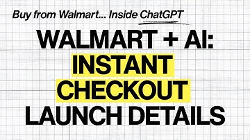 WALMART & OPENAI: Buy Items Instantly Through ChatGPT? The Future of AI Shopping is Here!