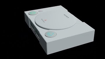 PlayStation 1 - Blender 3D