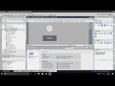 TIA Portal Siemens S7 1200 - HMI Setup