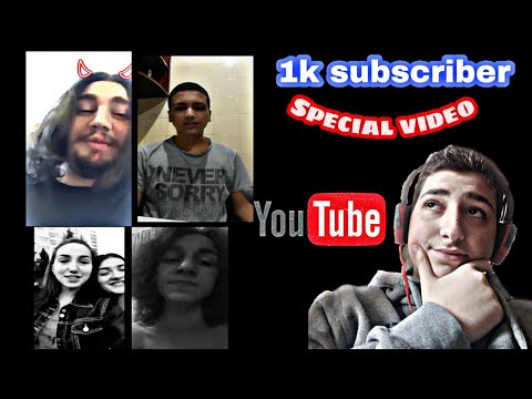 1k subscriber special video მოლოცვის კრებული♥️♥️♥️♥️