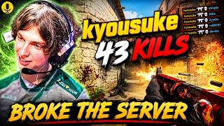 KYOUSUKE SOLO DISMANTLED THE LOBBY WITH 46 FRAGS (ENG SUBS) | CS2 FACEIT