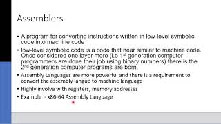 What is an Assembler? Net Worth